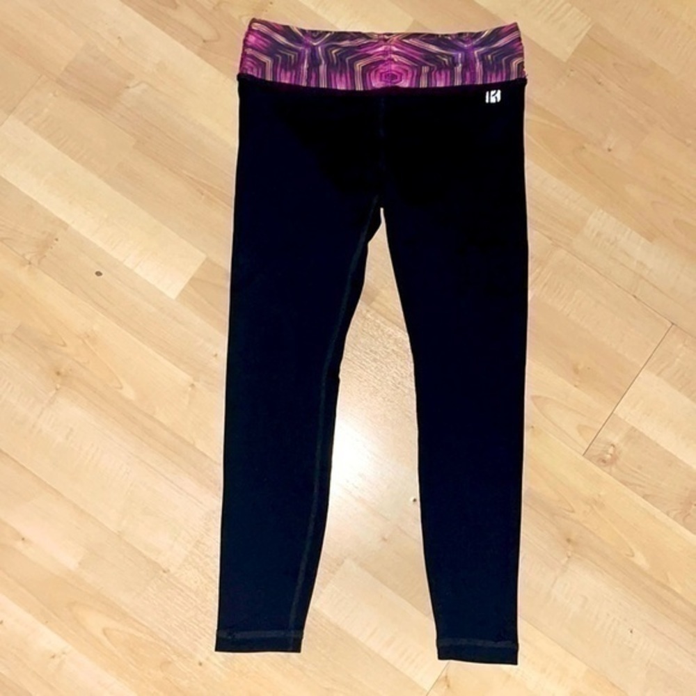 Koral Mesmerize Ruched Waist Mezzo Print Leggings ilana kugel M gently preloved - Picture 2 of 8